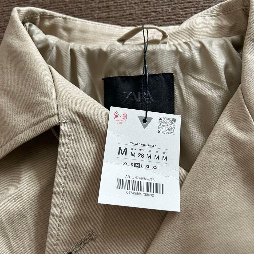 【新品未使用】ZARA バルーントレンチMサイズ