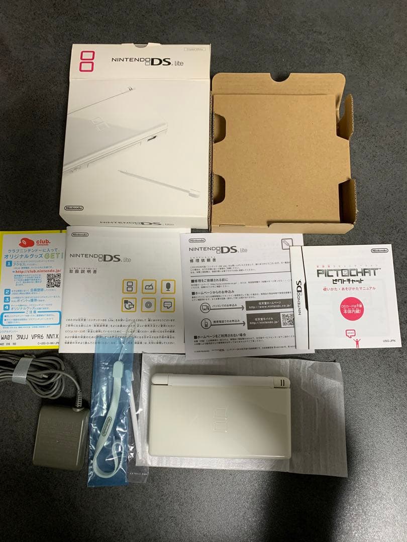 Nintendo DS Lite Crystal White本体