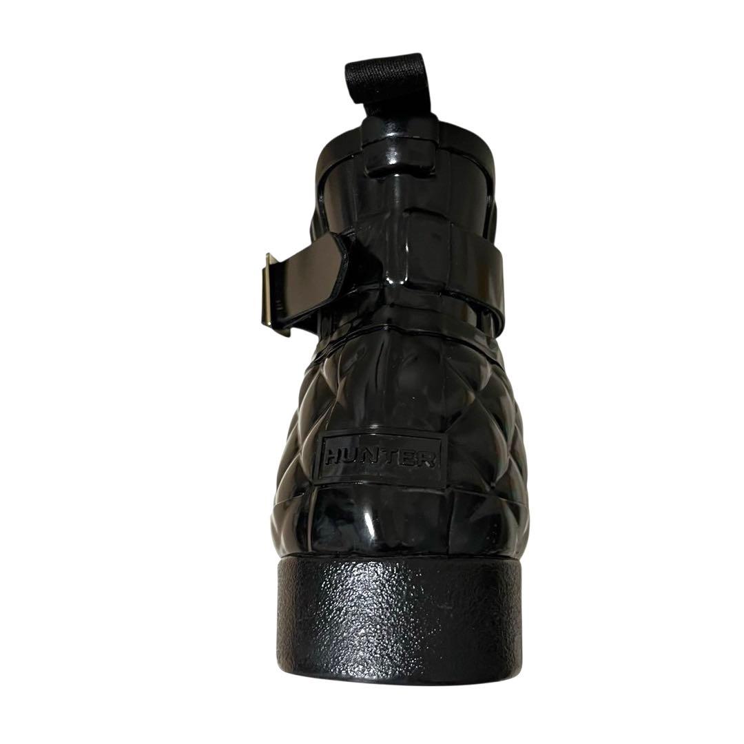 極美品【HUNTER】レインブーツ リファインド グロス キルテッド チェルシー