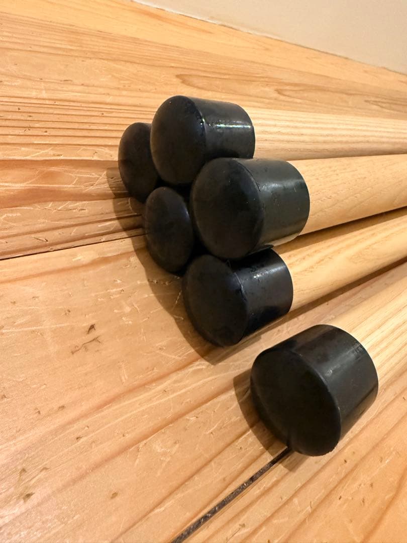Roost Outdoors 天然木 木製ポール ウッドタープポール セット