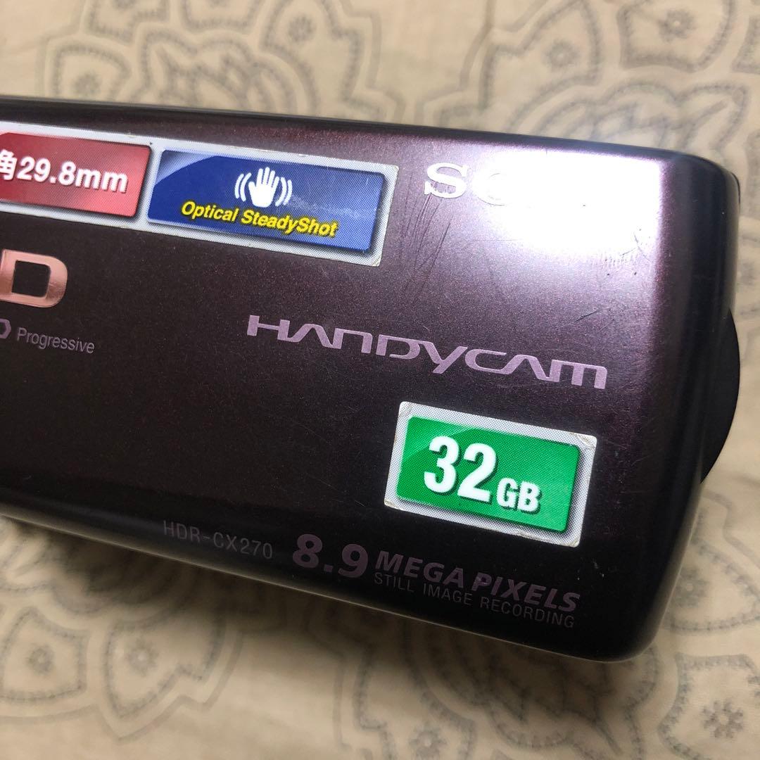 SONY HDR-CX270V ビデオカメラ