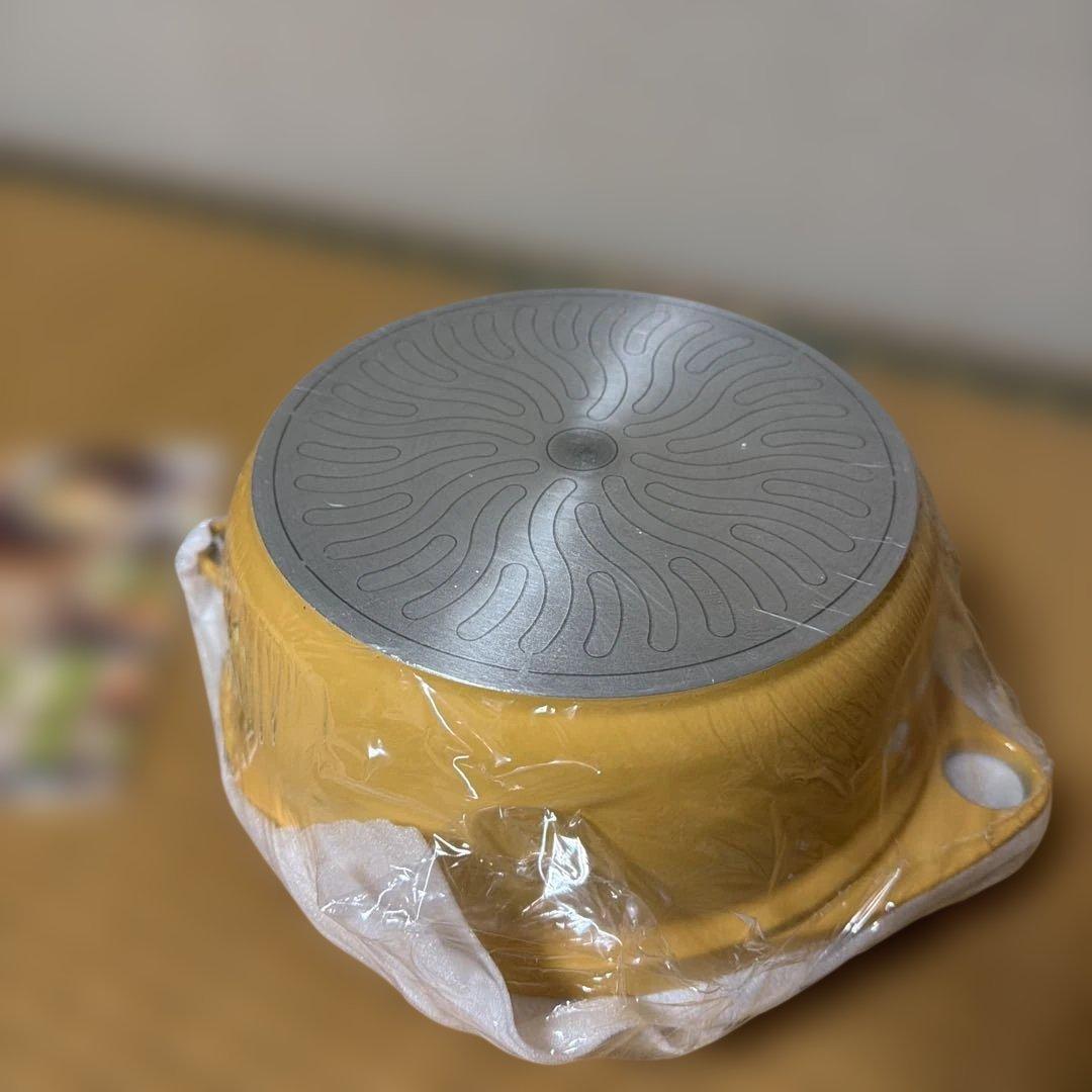 【未使用】ワイドオーブン アサヒ軽金属　ガラス蓋.レシピ本つき