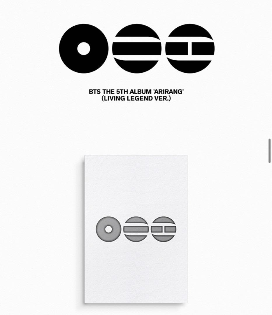 BTS ARIRANG 3 形態 各10枚　10セット合計30枚　 新品・未開封