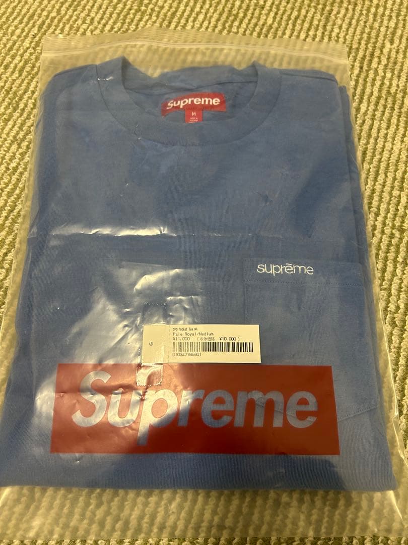 トップス Supreme S/S Pocket Tee \"Light Blue\"