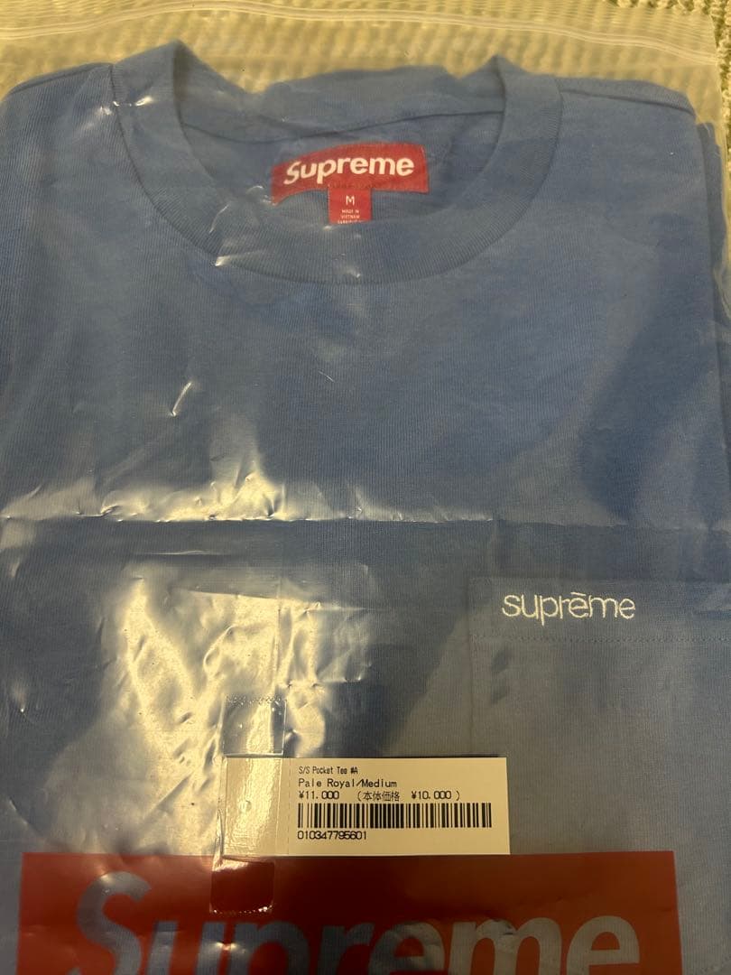 トップス Supreme S/S Pocket Tee \"Light Blue\"
