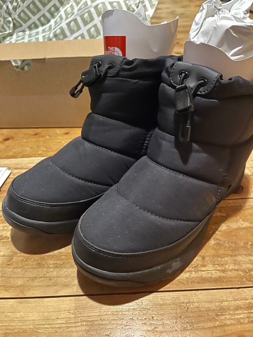 年末セール！　THE NORTH FACE ブラック スノーブーツ