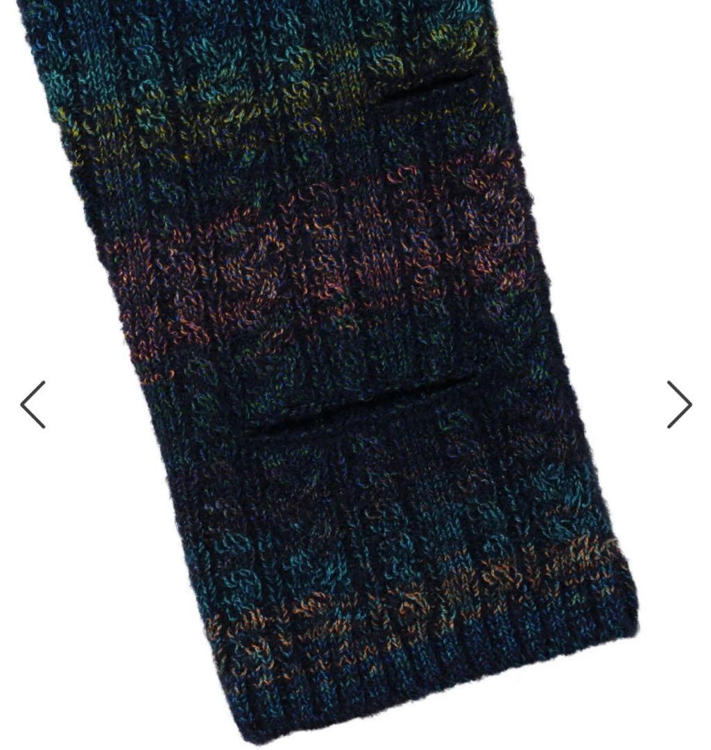 スカート NKNIT mix color tight long KNIT dress