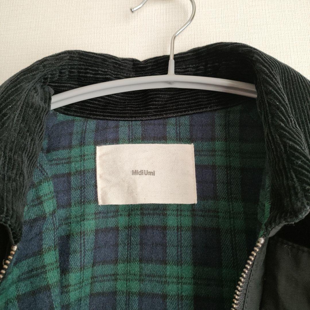 ミディウミ ハンティングショートジャケット ブラック