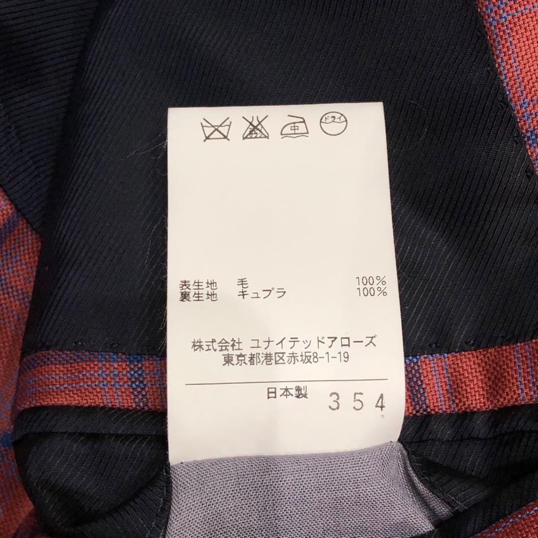 美品✨ソブリン ユナイテッドアローズ テーラードジャケット チェック 艶 高級