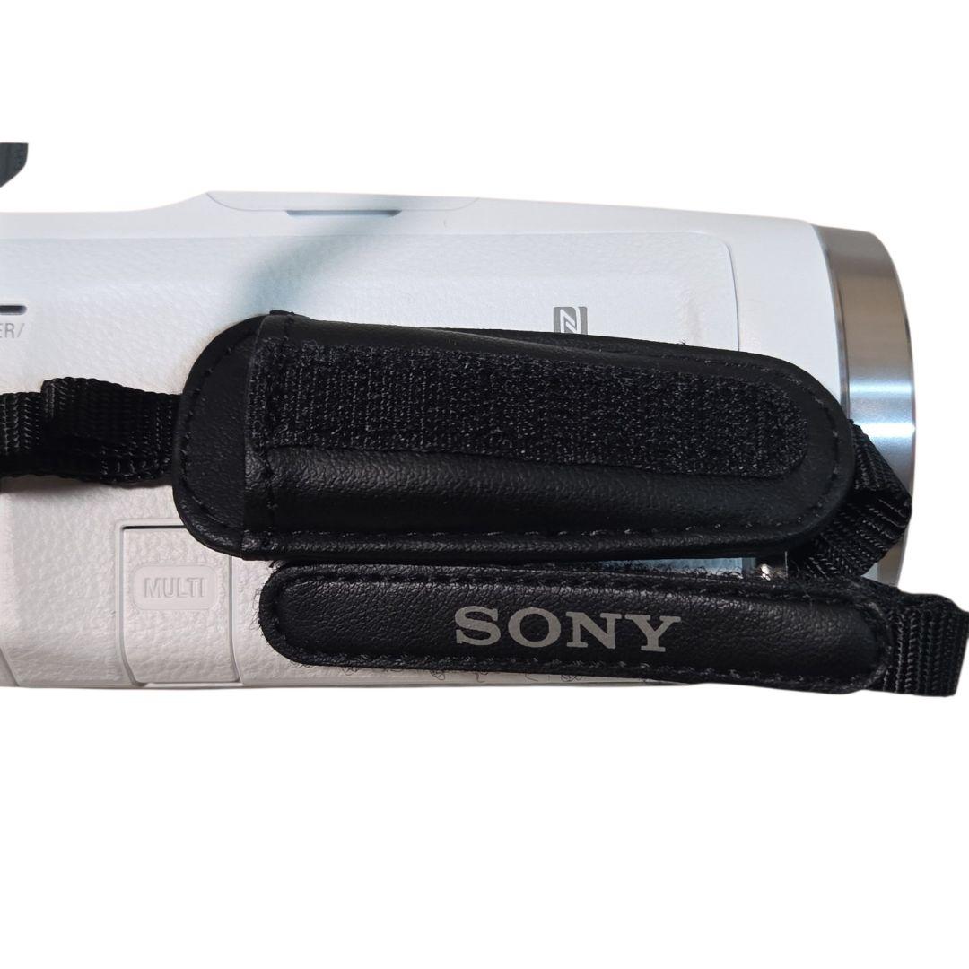 土日価格❗未使用に近い⭐ SONY HDR-CX680 ホワイト ビデオカメラ