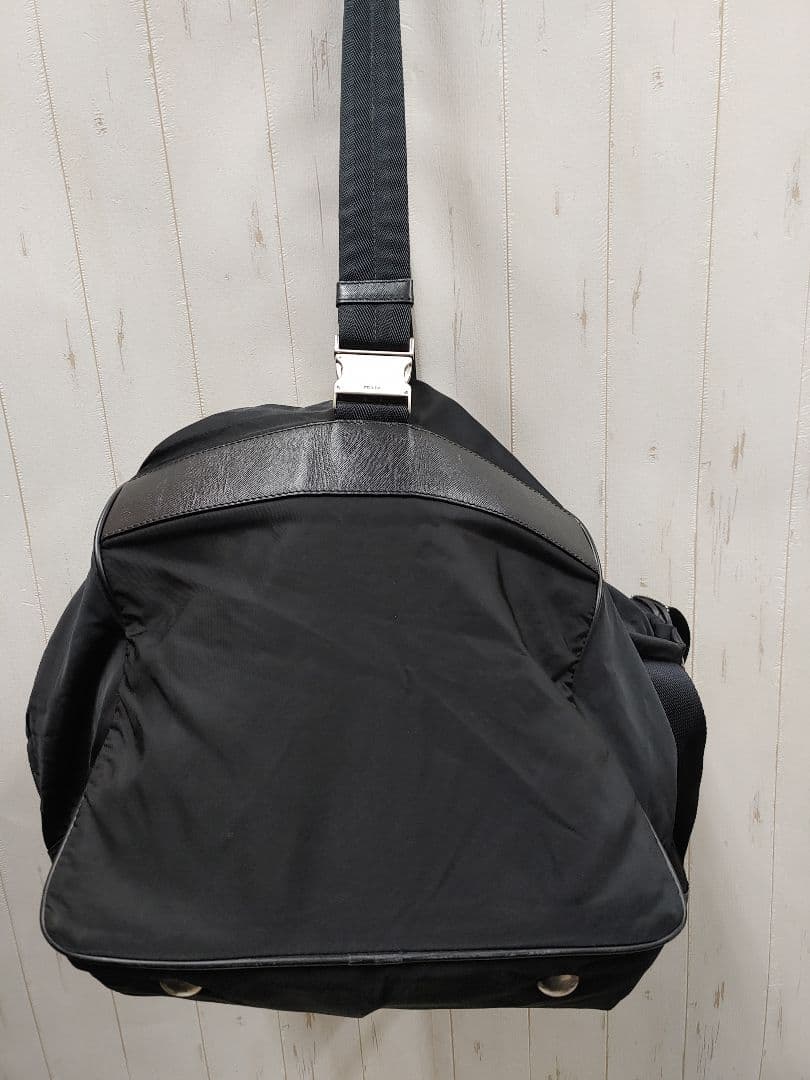 90s 00s PRADA プラダ 2WAY ボストンバッグ ブラック 大容量
