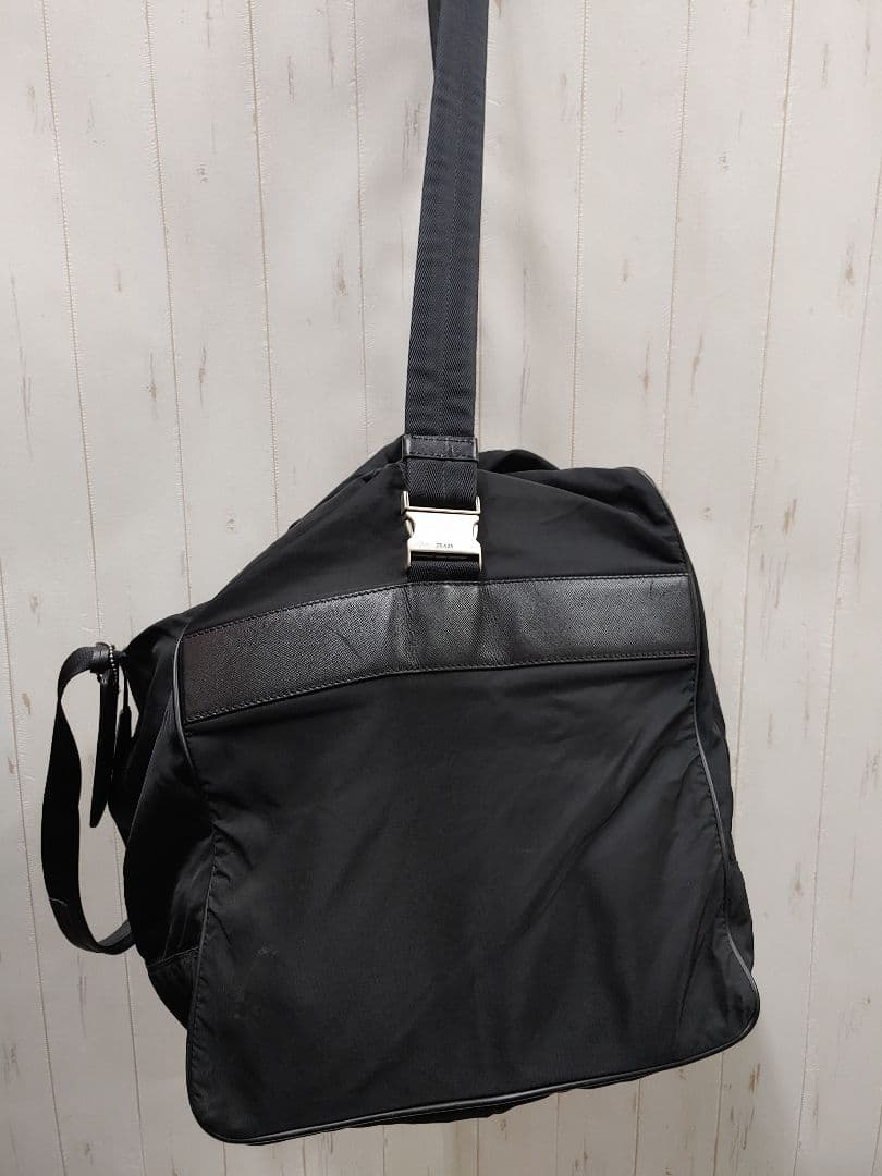 90s 00s PRADA プラダ 2WAY ボストンバッグ ブラック 大容量