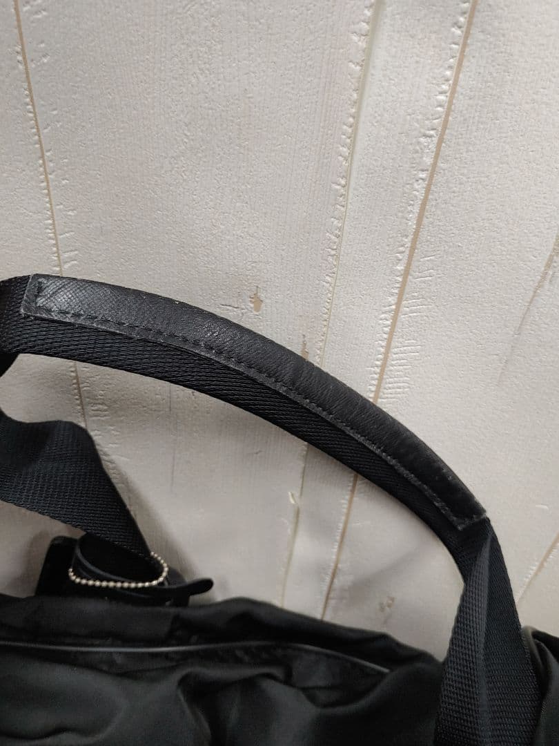 90s 00s PRADA プラダ 2WAY ボストンバッグ ブラック 大容量