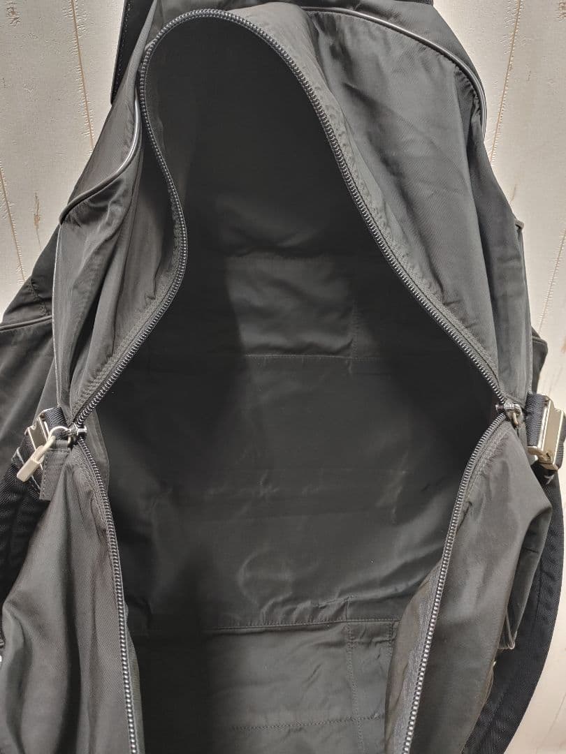 90s 00s PRADA プラダ 2WAY ボストンバッグ ブラック 大容量