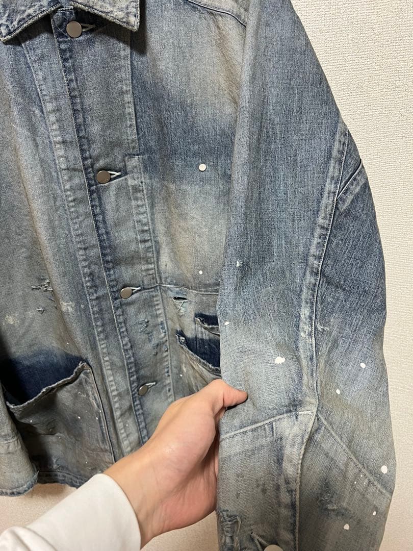 が*ー様 ANCELLM DENIM COVERALL (INDIGO)