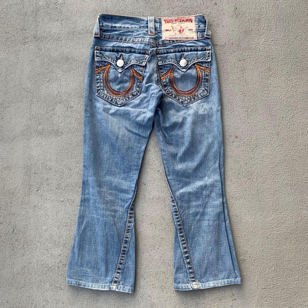 TRUE RELIGION RAINBOW JOEY フレアデニム W28