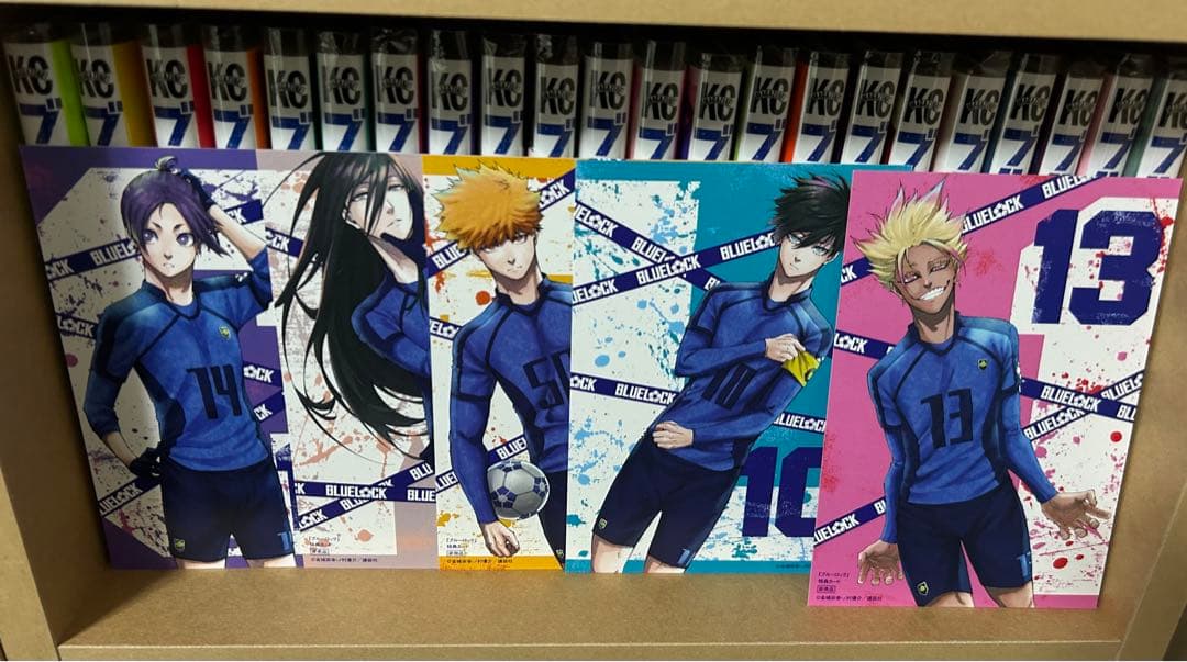 ブルーロック 1巻～21巻、25巻 ポストカード TSUTAYA コミック