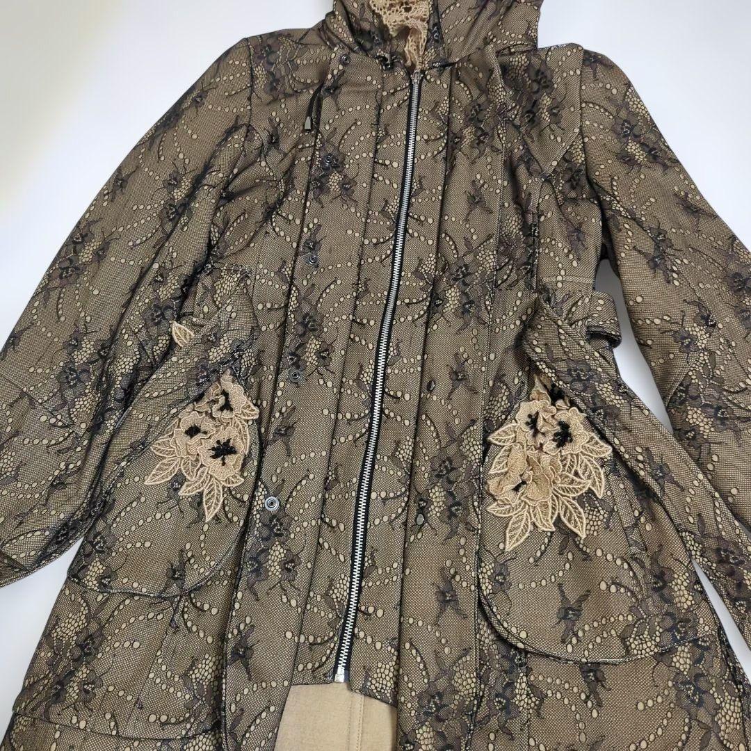 新品✨びーどろぽえむ ロング コート M L ZIN KATO ジンカトウ