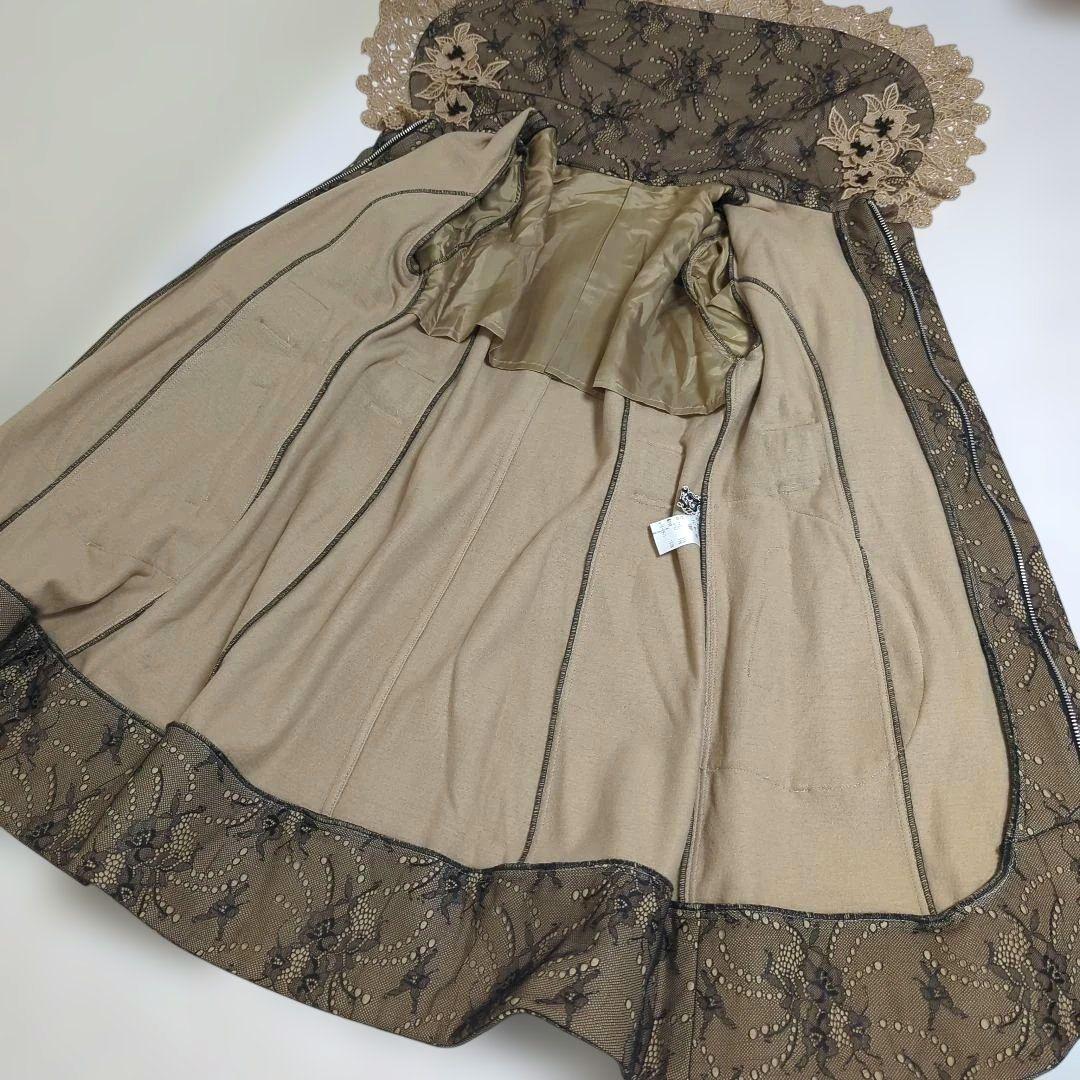 新品✨びーどろぽえむ ロング コート M L ZIN KATO ジンカトウ