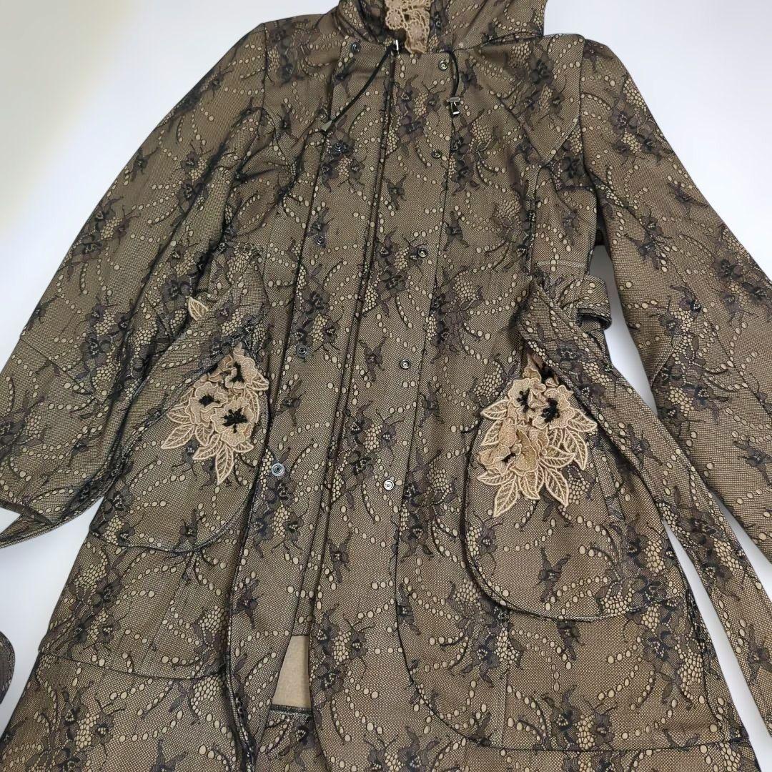 新品✨びーどろぽえむ ロング コート M L ZIN KATO ジンカトウ