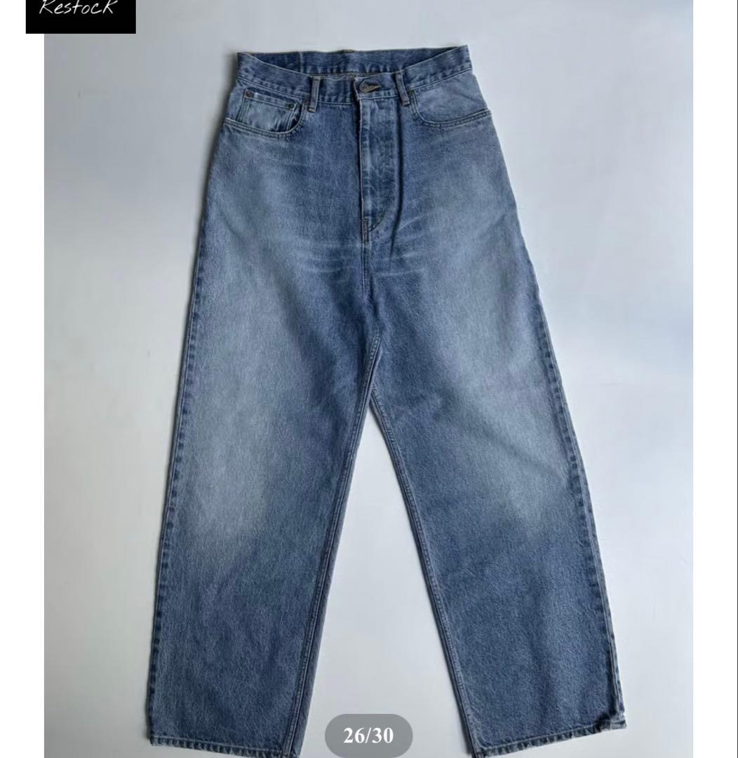 パンツ ok.soon original wide denim blue