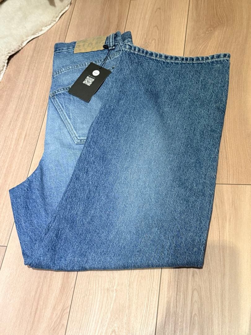 パンツ ok.soon original wide denim blue