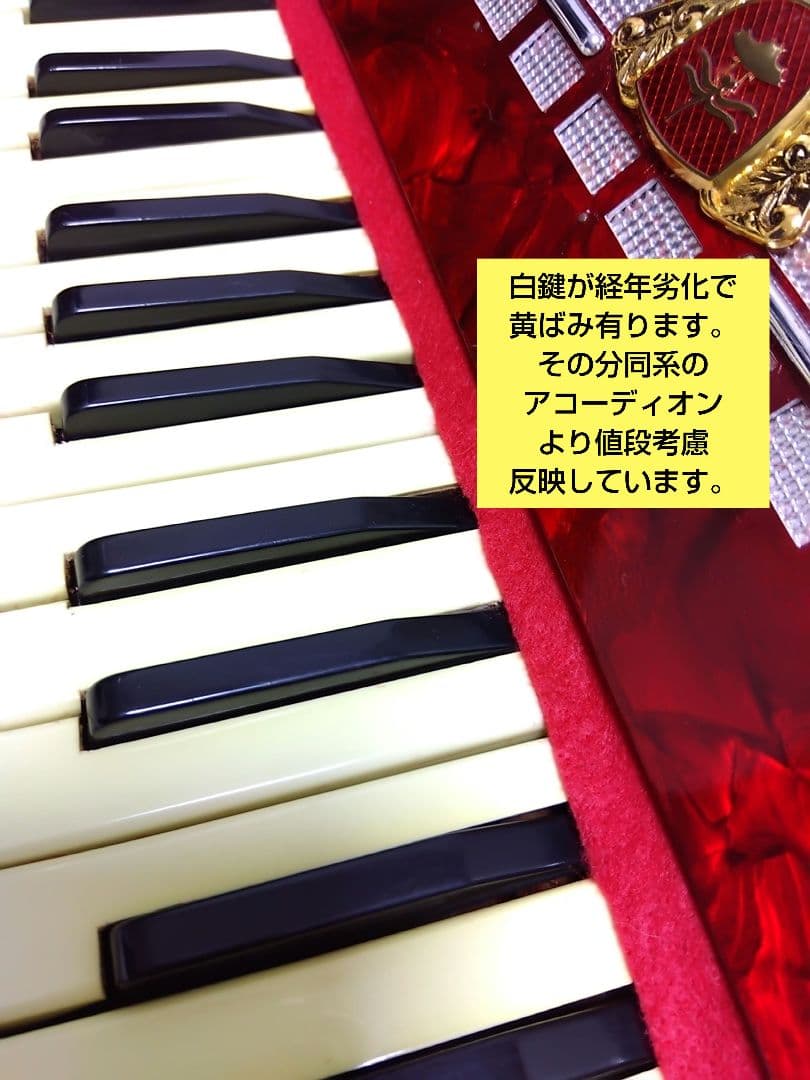 【即演奏可】TOMBO T32 アコーディオン 整備簡易調律済 30鍵32ベース