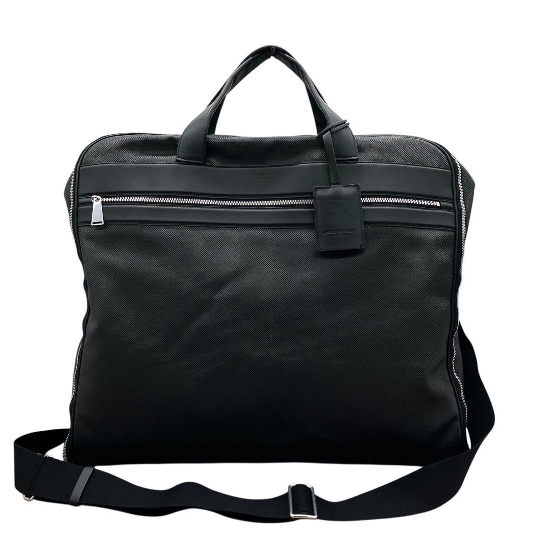 【BOTTEGA VENETA】2wayトラベルバッグ　マルコポーロ　ブラック