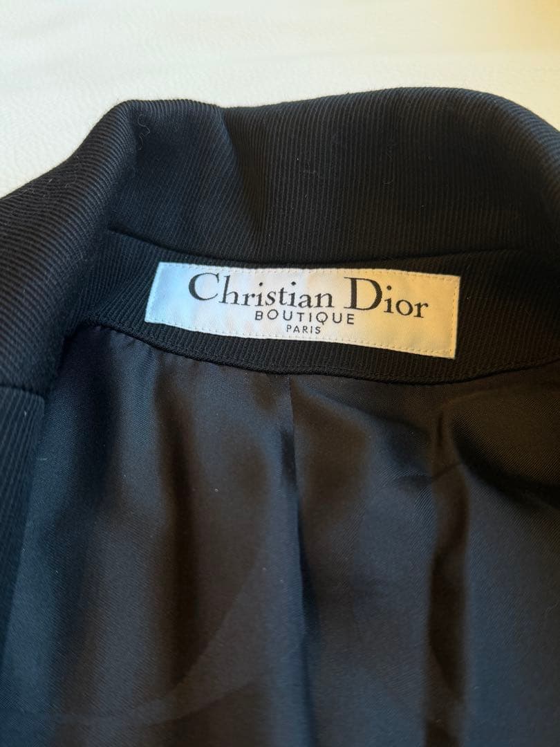 秋冬物セール中‼️Christian Dior ブラック ロングコート　M相当