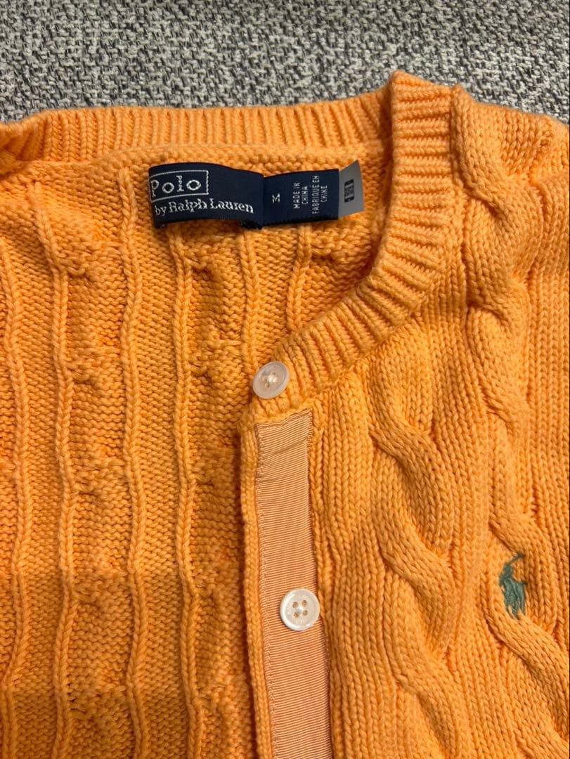 Polo by Ralph Lauren オレンジ カーディガン M