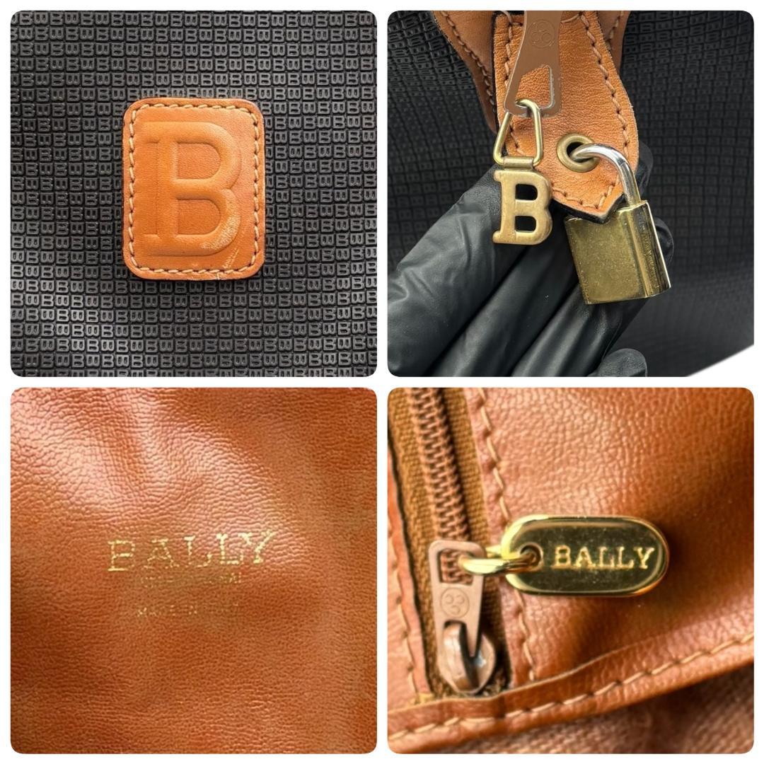 BALLY バリー　ボストンバッグ　PVC　ブラック　K148