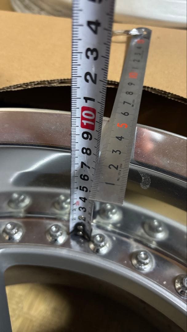 work Equip 16inch 当時もの希少角リム 8J-9 , 9J-9