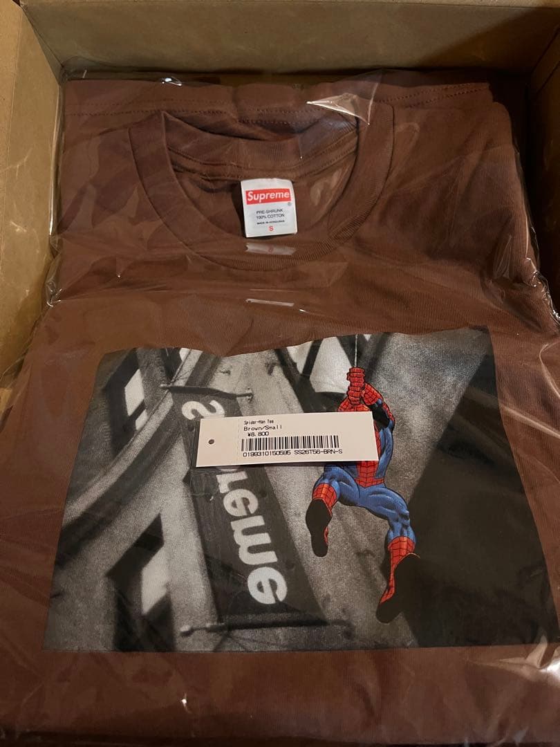 Supreme Spider-Man Tee Brown シュプリーム