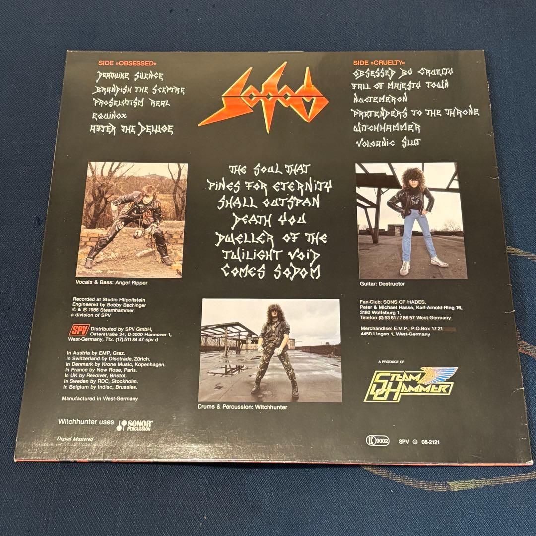 Sodom Obsessed by Cruelty スラッシュメタル ドイツ盤