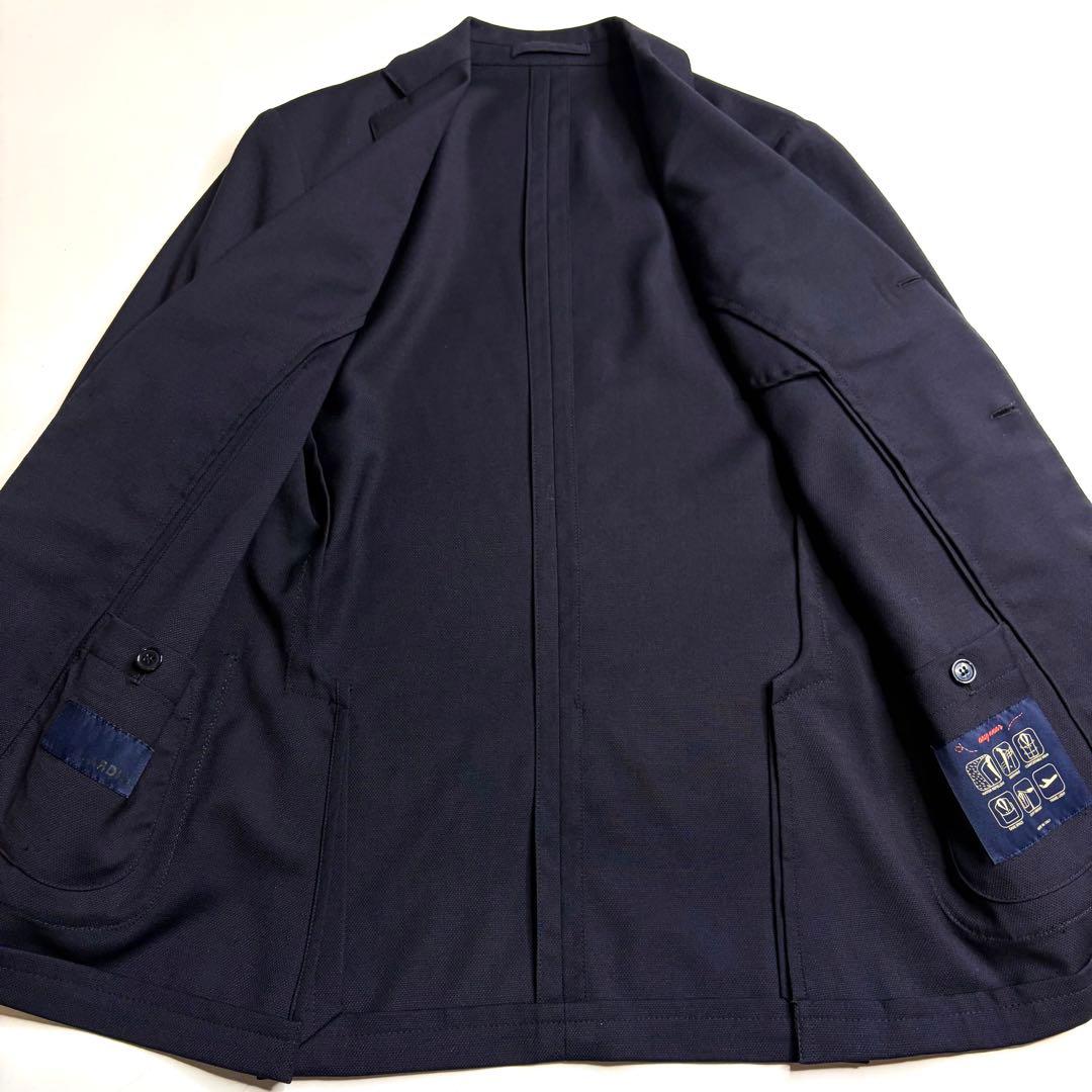 ラルディーニ EASY WEAR イージージャケット 42 ネイビー アンコン