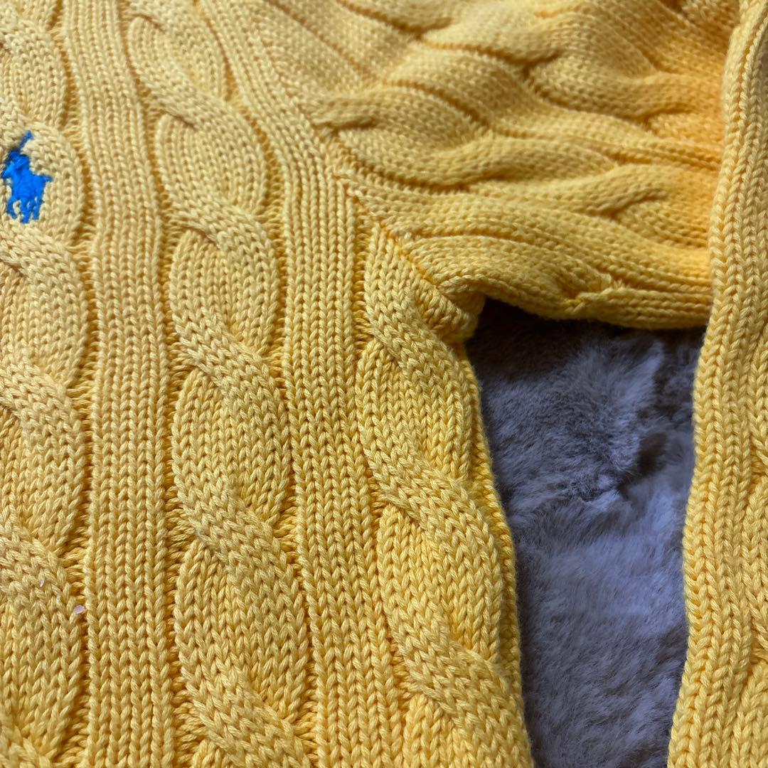 SALE 極美品！RALPH LAUREN ケーブルコットンカーディガン