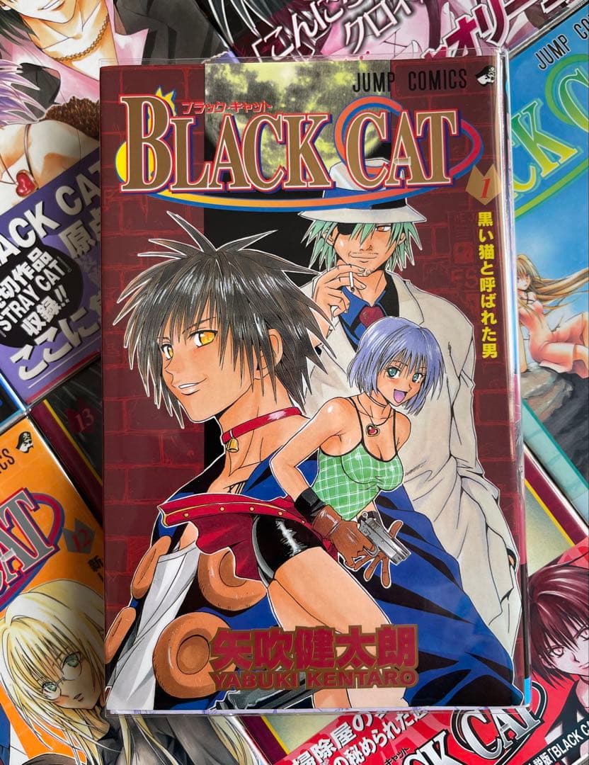 【全巻初版】ブラックキャット BLACK CAT 【帯☆チラシ付き】 + おまけ