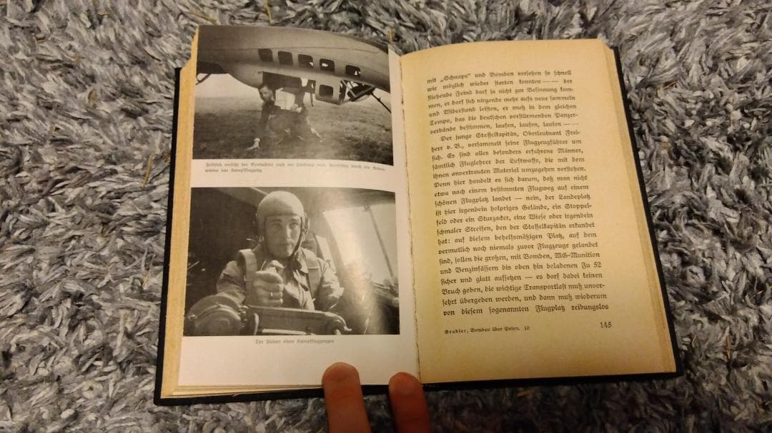 【1940年当時物】Mit Bomben und MGs über Polen