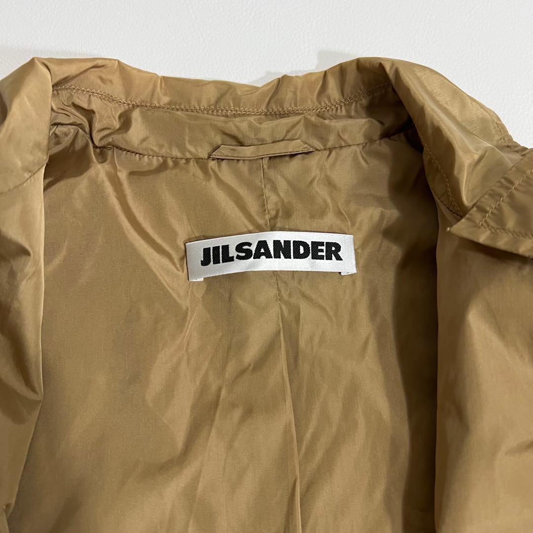 良品　JIL SANDER ジルサンダー　ナイロンコート　ロングコート　38