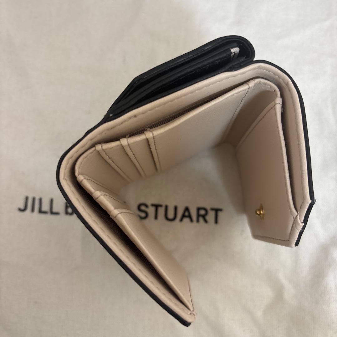 JILLSTUART 三つ折り黒財布