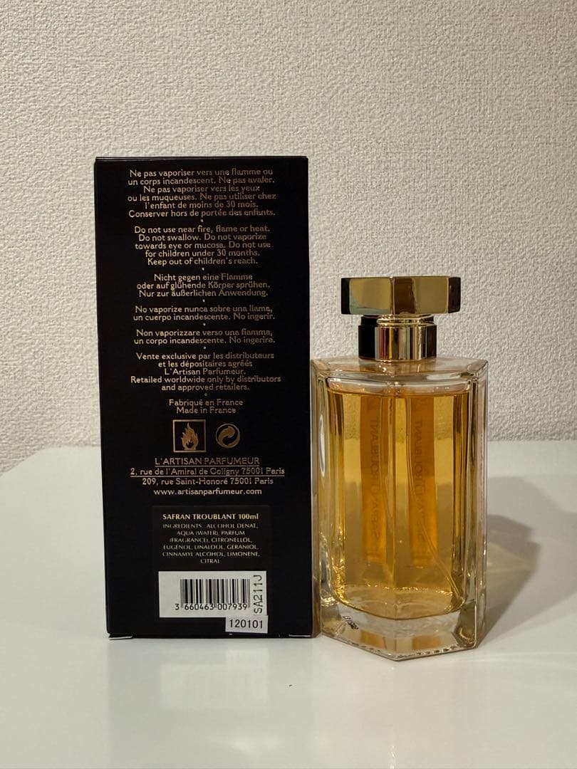 ラルチザン パフューム サフラン トルブラン オードトワレ100ml〈未使用〉