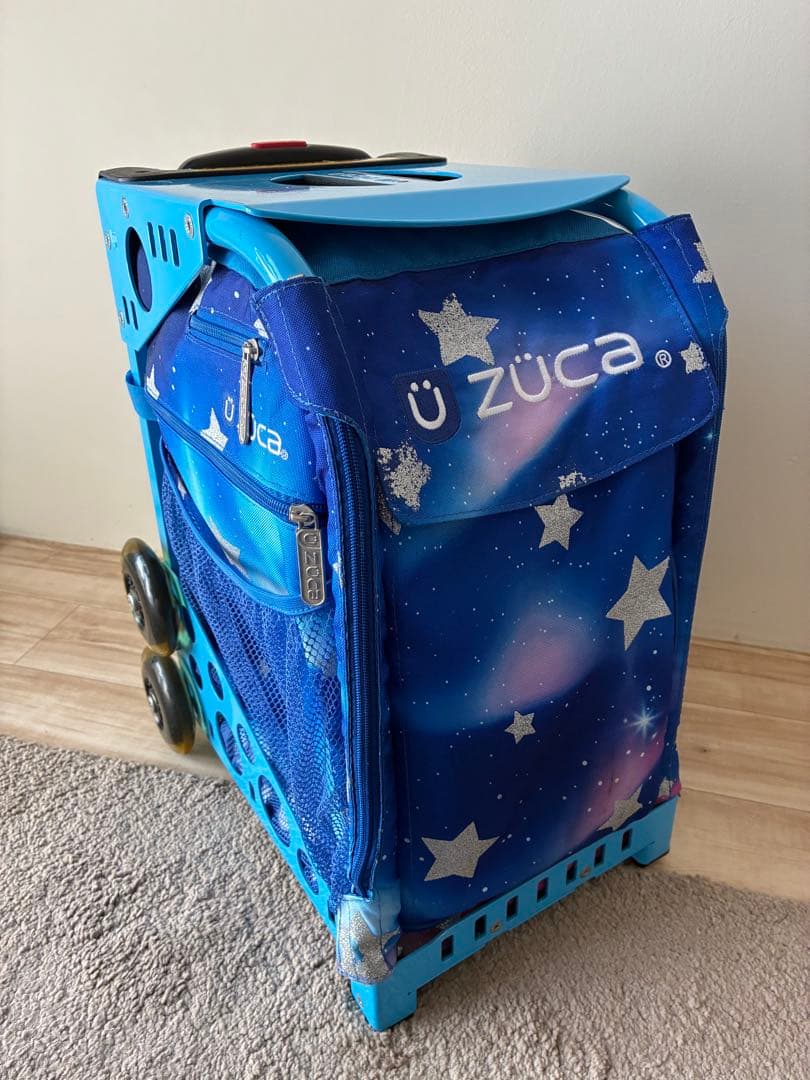 【美品】ZUCA ズーカ スポーツバッグ オーロラ 座れるキャリーケース