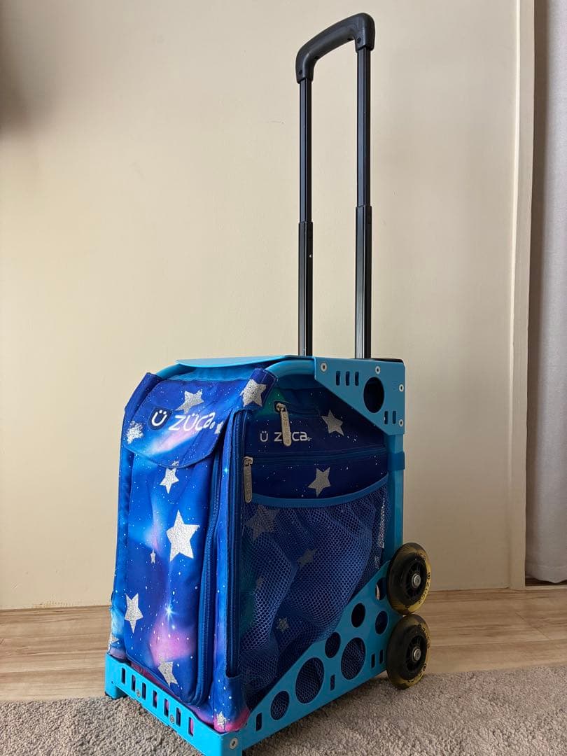【美品】ZUCA ズーカ スポーツバッグ オーロラ 座れるキャリーケース