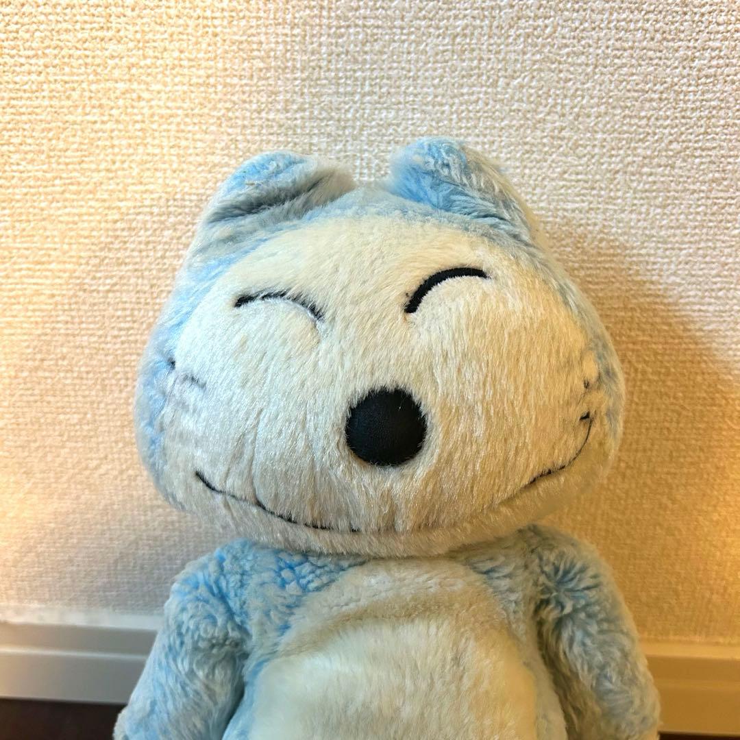 11ぴきのねこ　ぬいぐるみ　ブルー毛足の長いタイプ　馬場のぼる
