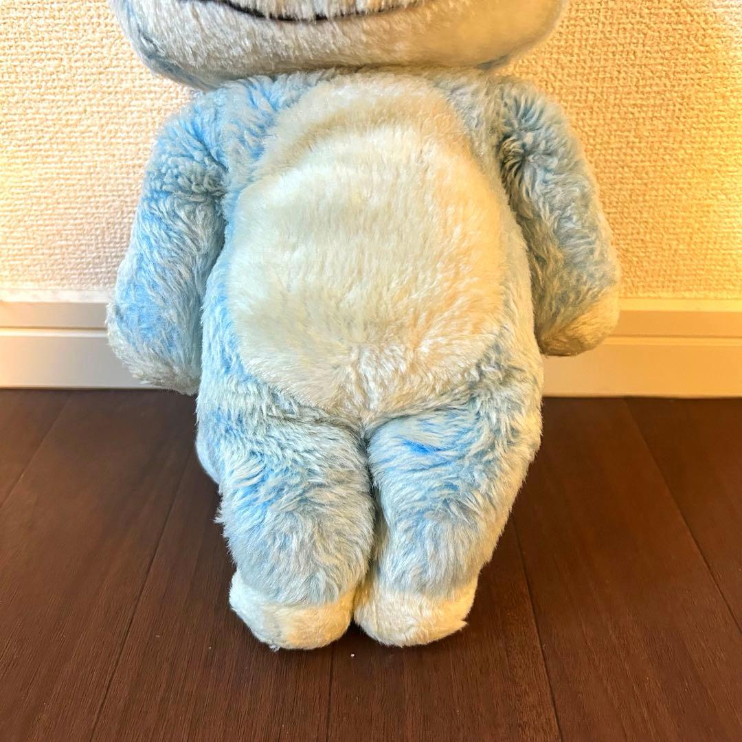 11ぴきのねこ　ぬいぐるみ　ブルー毛足の長いタイプ　馬場のぼる