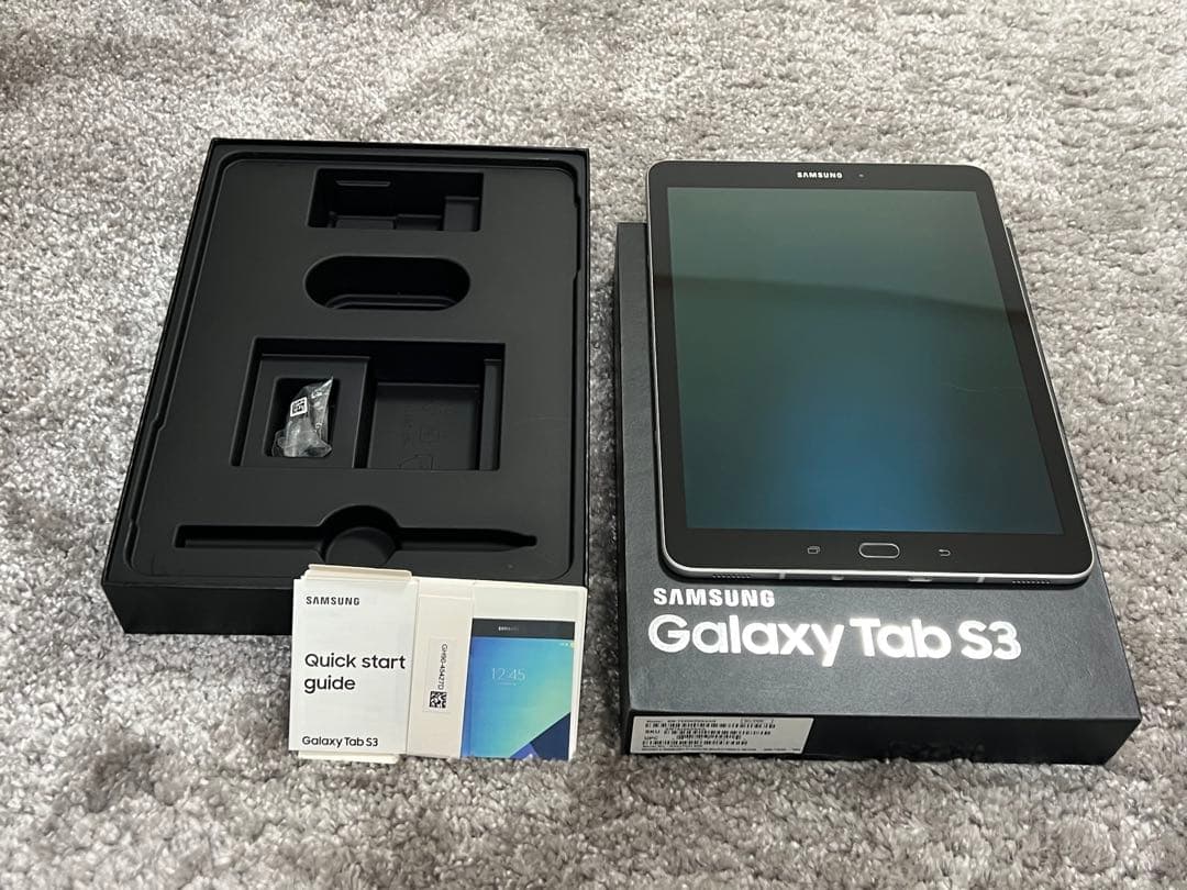 Samsung Galaxy Tab S3 WiFiモデル本体【箱付き】