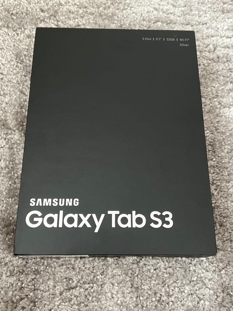 Samsung Galaxy Tab S3 WiFiモデル本体【箱付き】