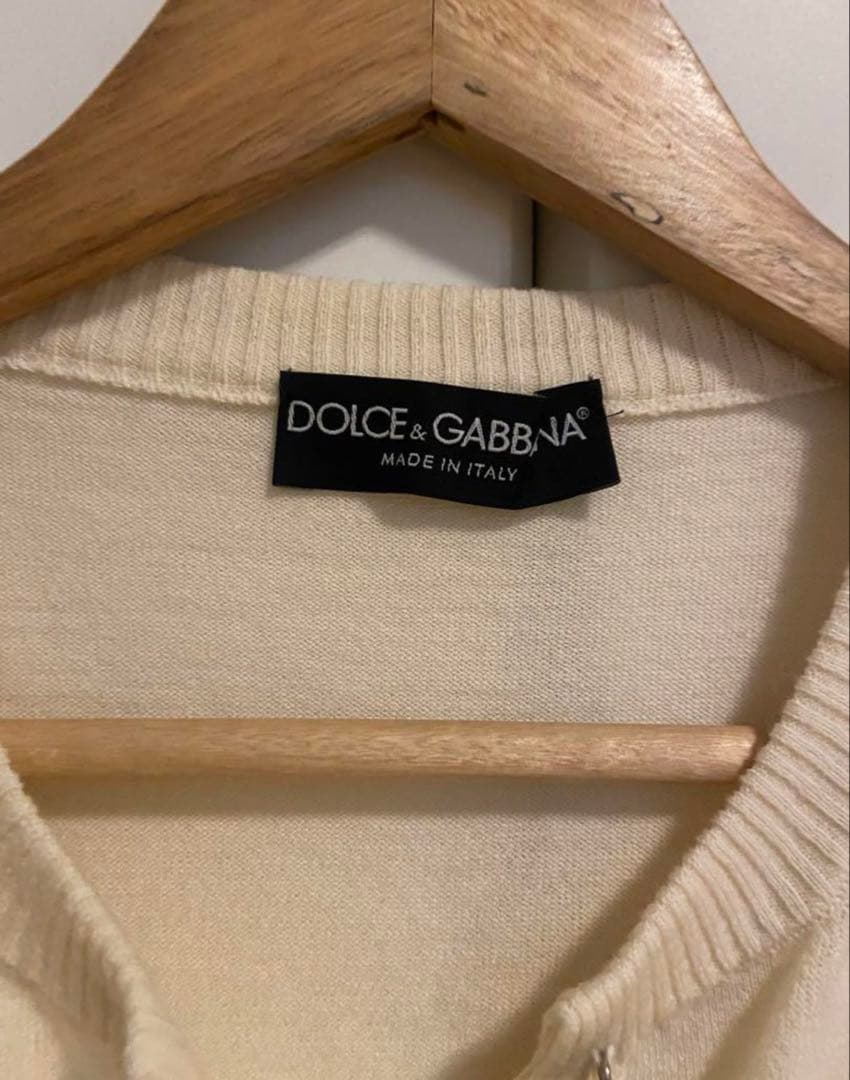 Dolce & Gabbana アイボリー カーディガン