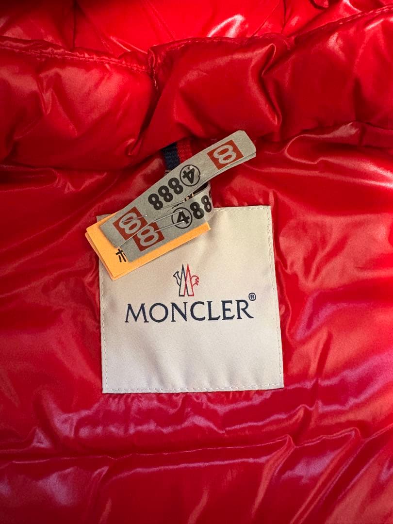モンクレール　キッズダウンベスト MONCLER レッド