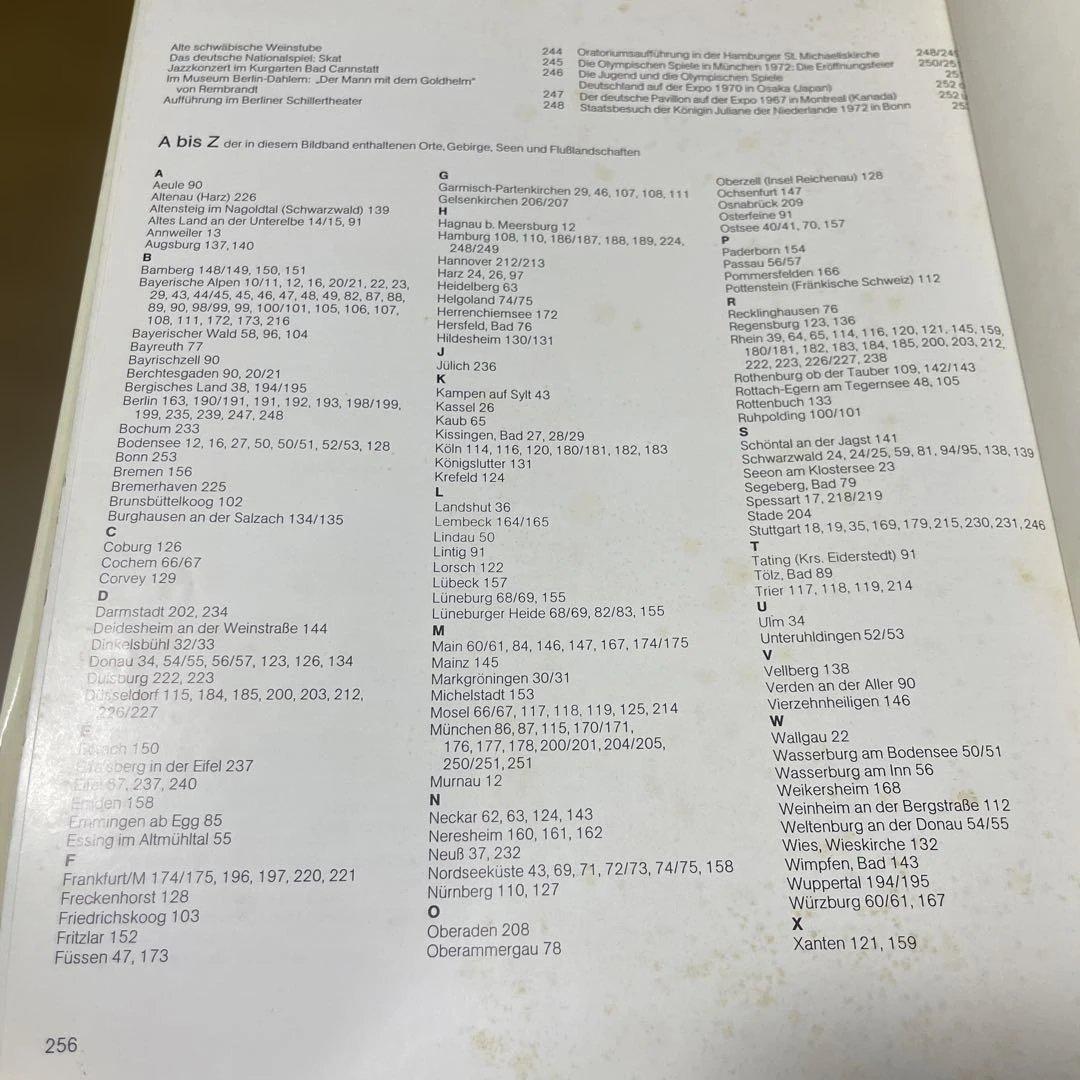 書籍　Bundesrepublik Deutschland in Farbe